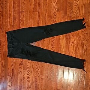 American Eagle Black Stretch Jeans size 4
